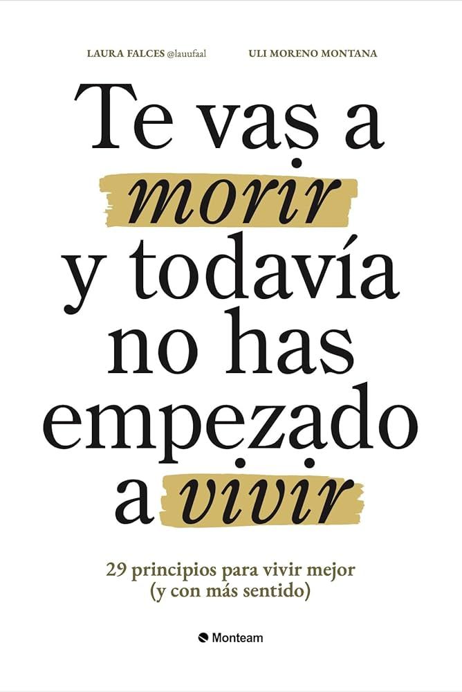 Te vas a Morir y Todavía no has Empezado a Vivir - Laura Falces y ULI. MORENO MONTANA